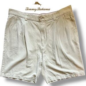 Tommy Bahama Men’s Silk Shorts Khaki Chino Resort Preppy |  Sz 36